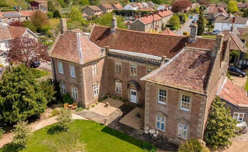 Aerial view of The Old Parsonage